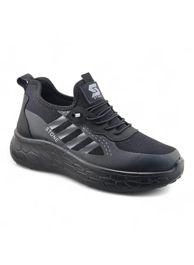 Stone Lightweight Knitted Sneakers