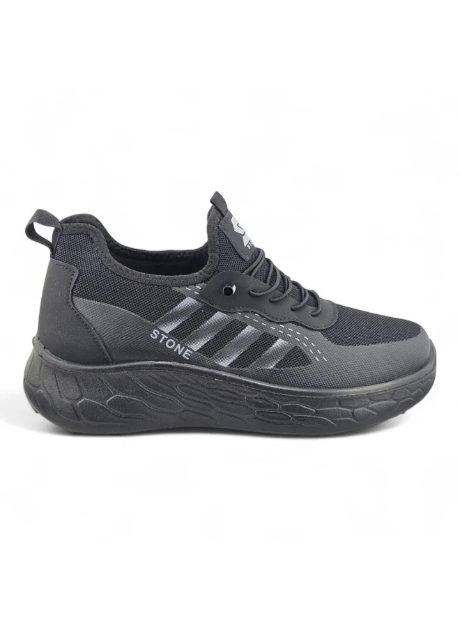 Stone Lightweight Knitted Sneakers