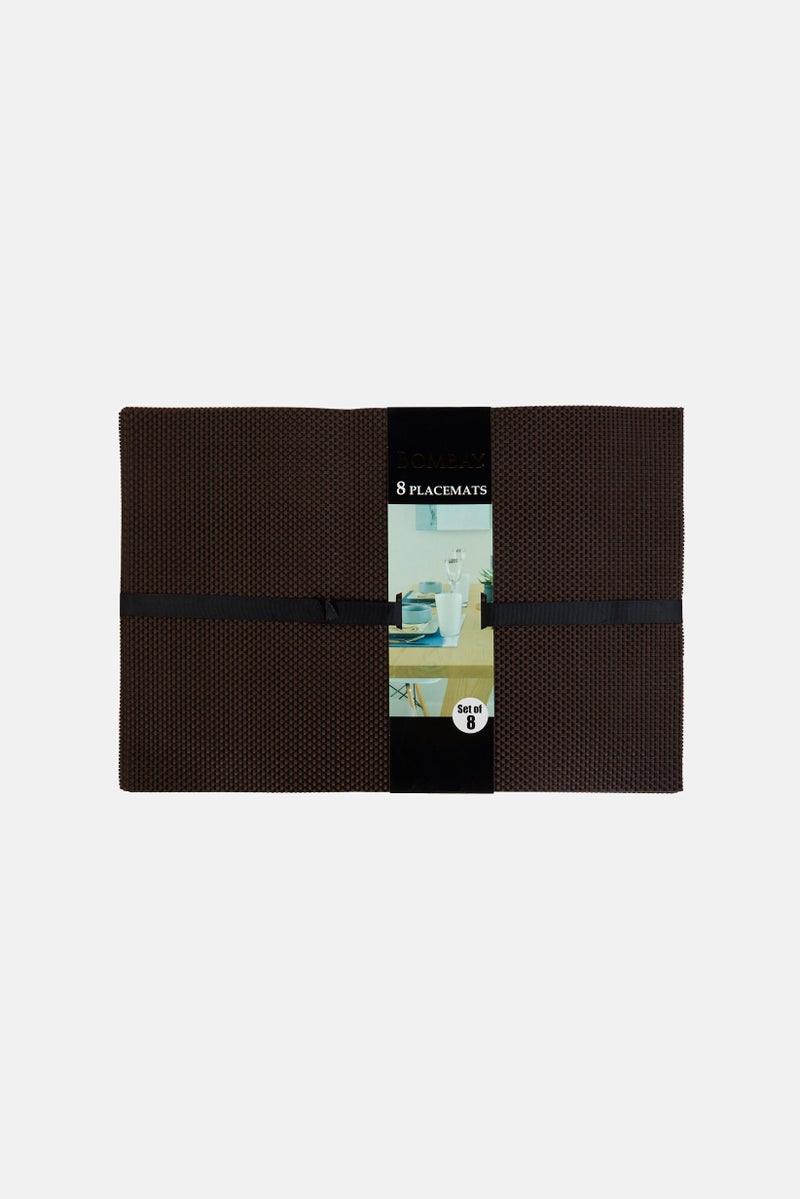 Bombay 8 Pcs Texteline Placemats, Multicolor - Image 1