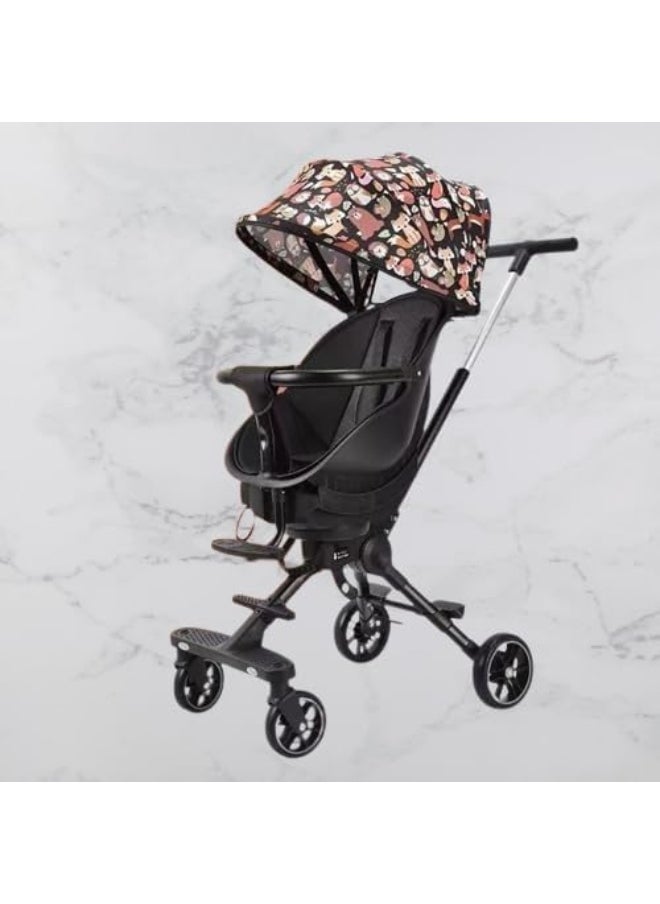Generic SUPAAR Ultra Lightweight Baby Travel Gear for Airplane – Compact Fold Baby Trolley Push Chair  - Image 2