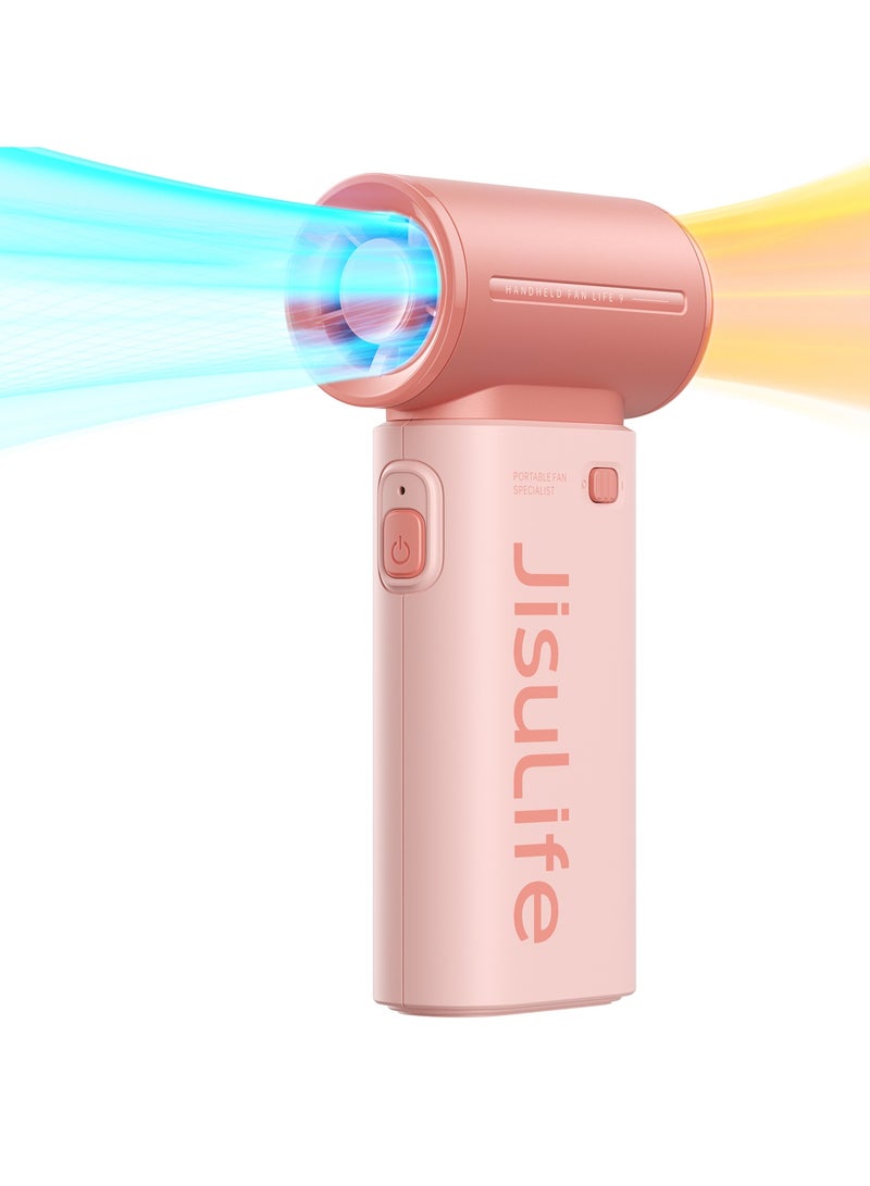 جيسيو لايف جيسو لايف اليف 9 مروحة محمولة باليد ، بمحرك تربو قوي  ]بسرعات مختلفة من %1 الى %100[، سرعة عالية 40,000 دورة في الدقيقة ، ببطارية داخلية بسعة mAh3600 قابلة للشحن السريع ، المروحة متعددة الاستخدامات - Image 1