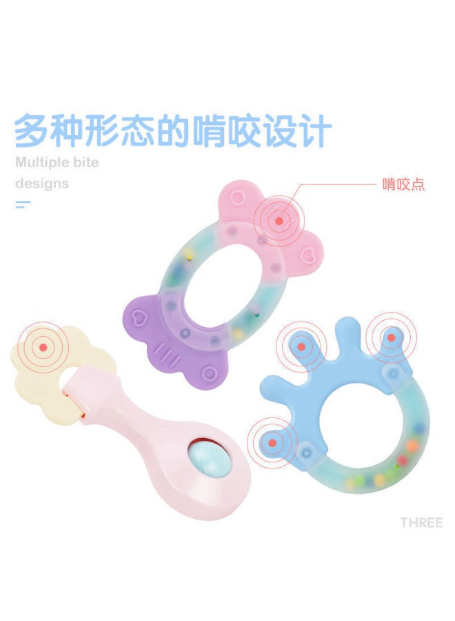 Newborn Baby Hand Bell Toy Tooth Gum 0-3-6-12 Months Old Baby 1 Year Old Hand Ball 8 Can Be Boiled - Image 5