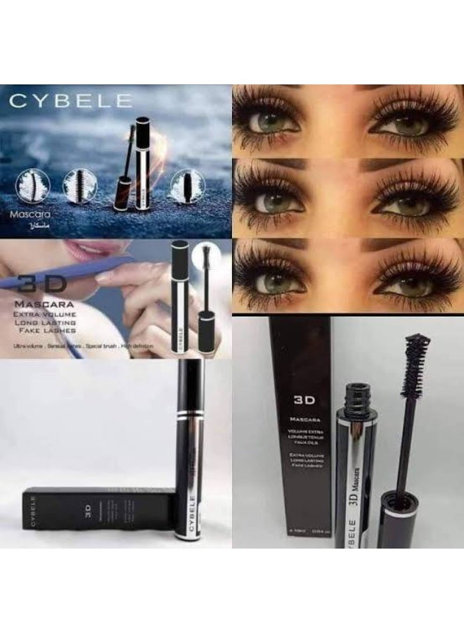ماسكرا سيبال 3D Cybele 3D Mascara ماسكرا تكثيف تطويل الرموش مكياج عيون ماسكرا تدوم طويلاً سيبال الأصلية - أسود - Image 5