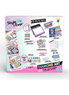 Canal Toys Style 4Ever 3-in-1 Light Board Diamond Art Painting LED Case  - Image 3