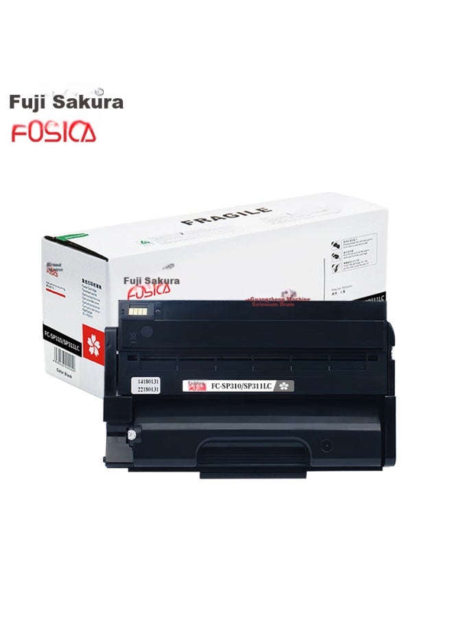 Fusica Sp310/sp311lc Toner Cartridge (integrated Drum And Toner) Single Pack (compatible With Ricoh Original Sp 312dnw 320dn 325dnw Series) Print Yield: 3500 Pages Black - Image 1