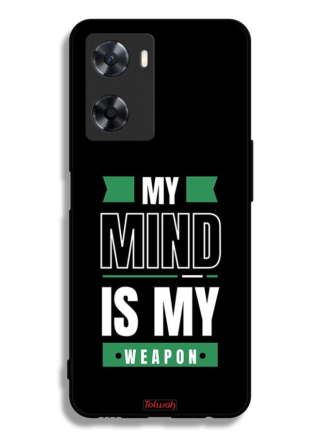 Tolwak Oppo A77 4G Protective Case Cover My Mind Is My - Image 2