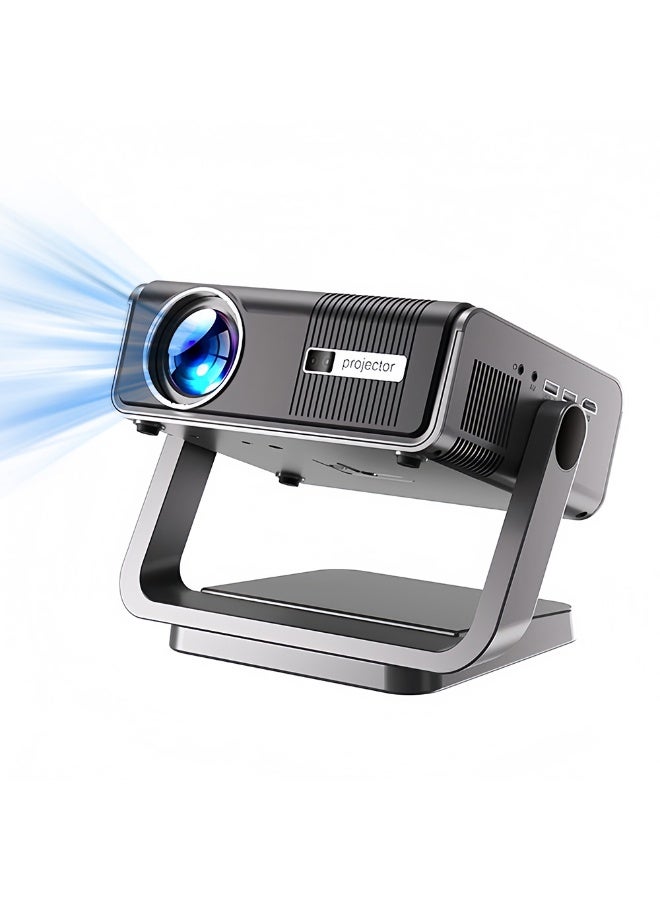 FlashHawk Projector 4K Home Cinema - 700 ANSI Native 1080P Mini Portable Smart Android OS Projectors with WiFi 6 And Bluetooth 5 For Outdoor Movie, Auto Focus and Keystone, 3D Stereo Sound - Image 1