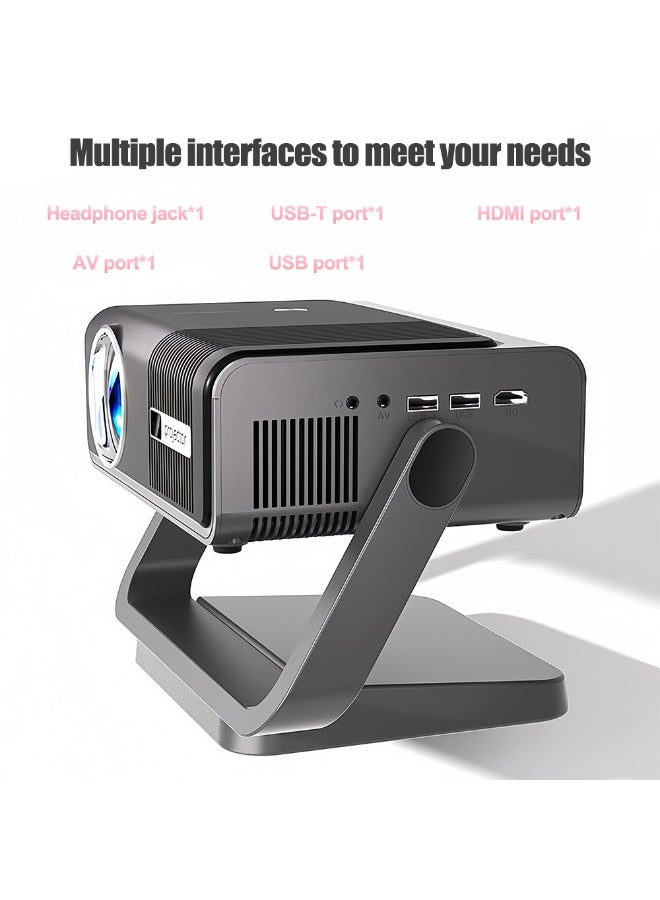 FlashHawk Projector 4K Home Cinema - 700 ANSI Native 1080P Mini Portable Smart Android OS Projectors with WiFi 6 And Bluetooth 5 For Outdoor Movie, Auto Focus and Keystone, 3D Stereo Sound - Image 3