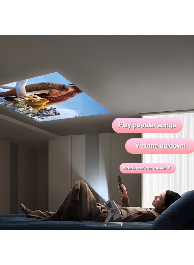 FlashHawk Projector 4K Home Cinema - 700 ANSI Native 1080P Mini Portable Smart Android OS Projectors with WiFi 6 And Bluetooth 5 For Outdoor Movie, Auto Focus and Keystone, 3D Stereo Sound - Image 4