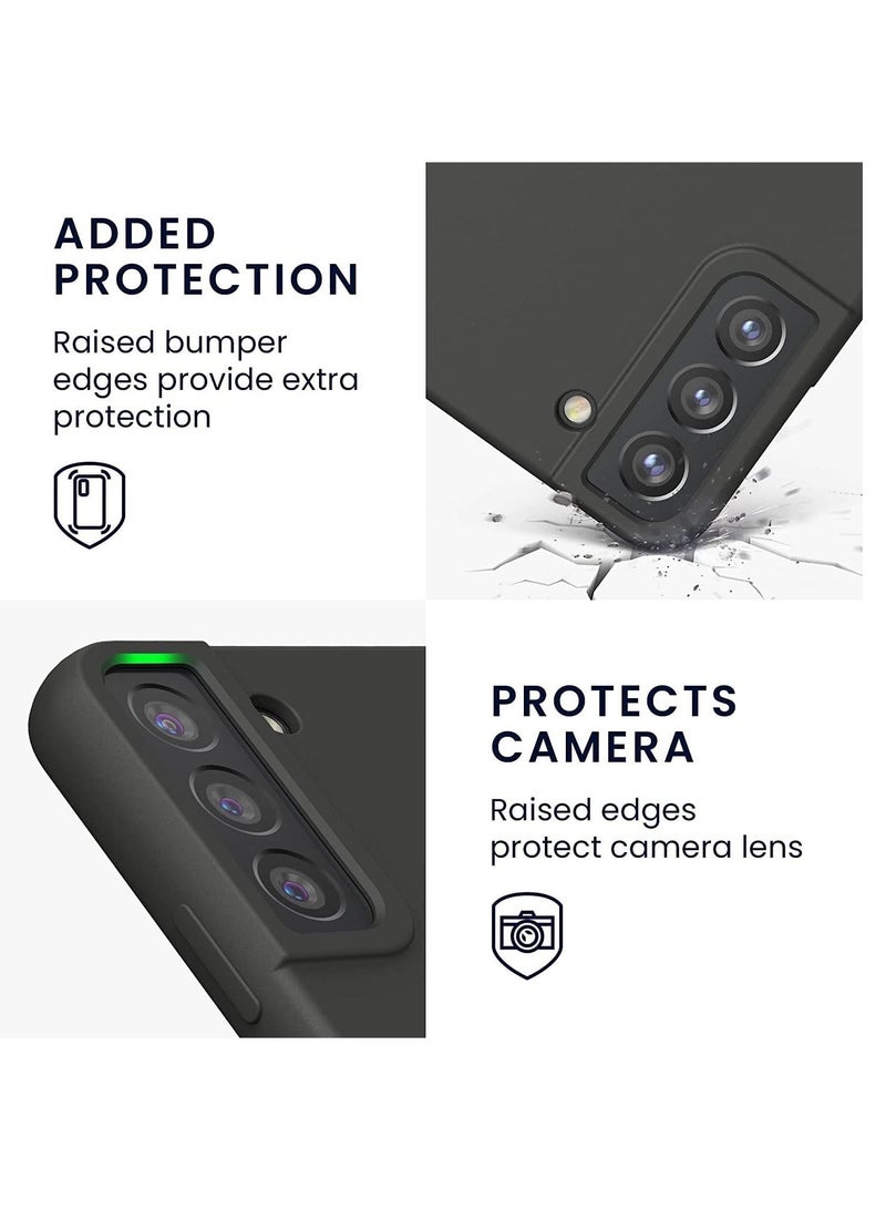 DUSALA Samsung Galaxy S22 Plus, Liquid Silicon Case Shock-Proof Soft Gel Rubber Matte Finish Cover - Image 2