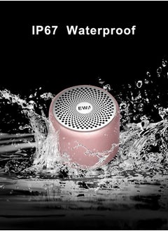 EWA A106 Portable Mini Bluetooth Speaker, Enhanced Bass and High Definition Sound, Portable Design, for iPhone, iPad,Nexus,Laptops and More (Rosegold)  - Image 4