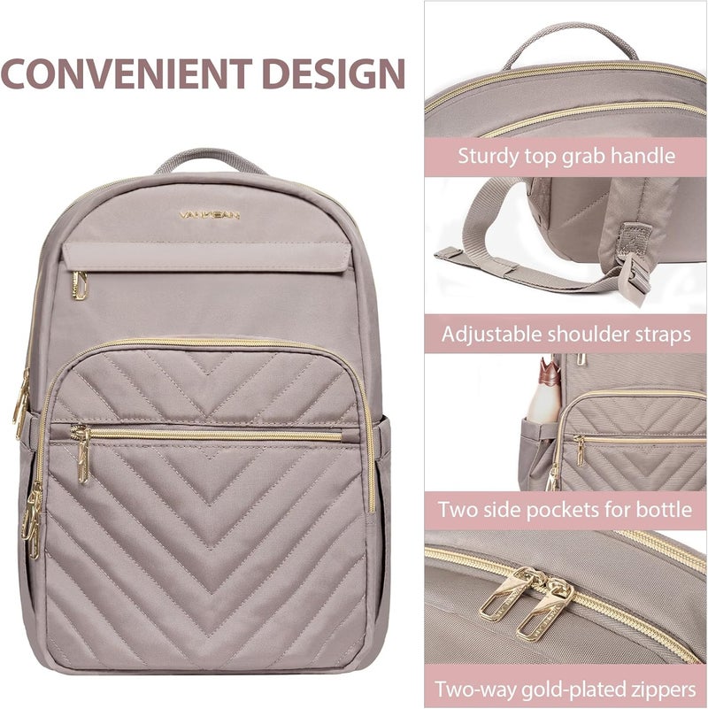VANKEAN 15.6 Inch Laptop Backpack - Image 4
