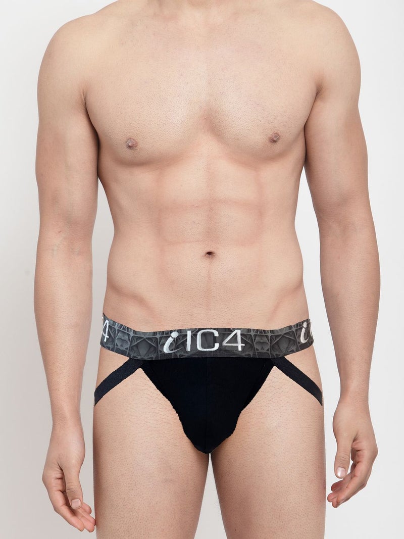 IC4 Store Black Men's Jockstrap - Image 1