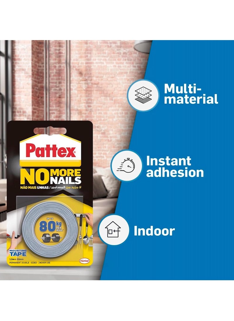 Pattex - Pattex Double-Sided Foam Tape - Supports up to 80KG - Image 1