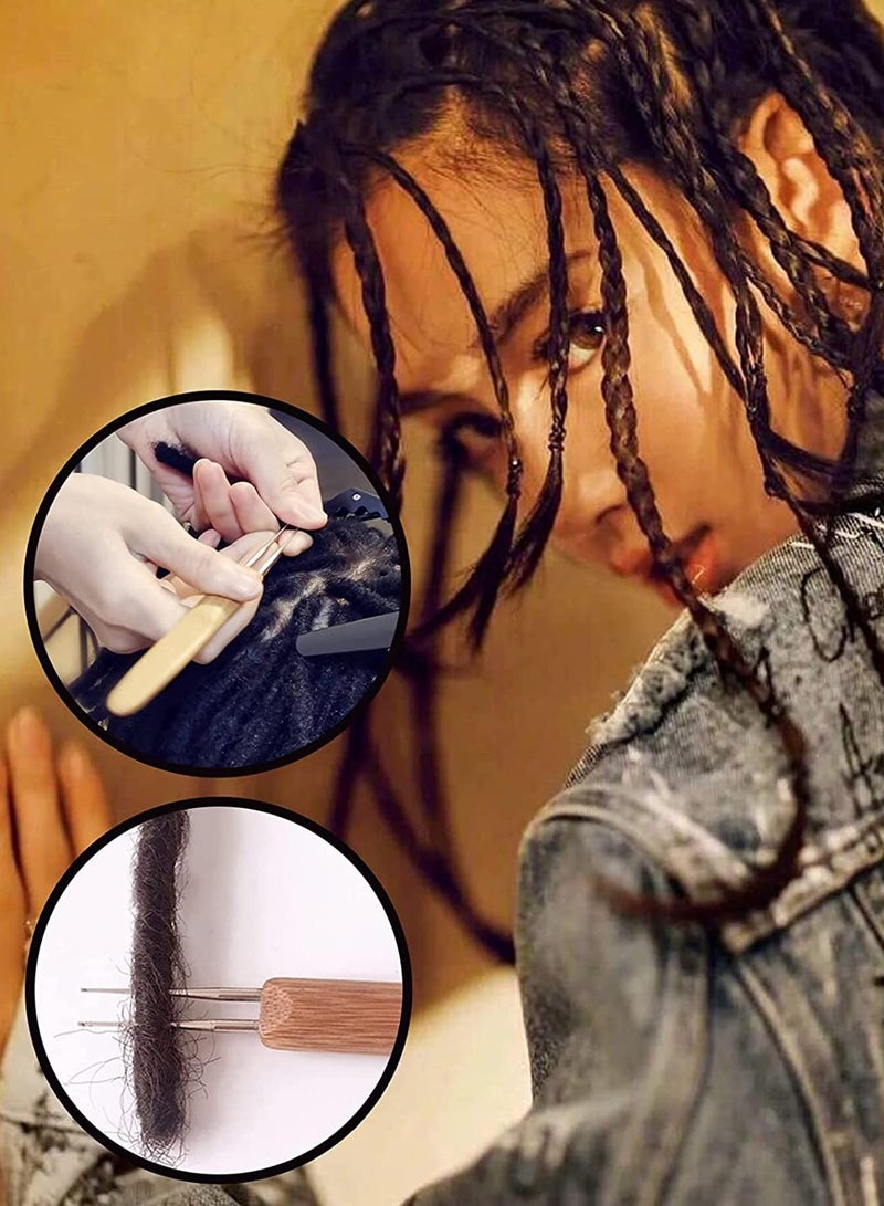 SOLARAE Crochet Tool for Braid Knitting Hook Interlocking Handicraft Extension Tightening Accessories Hair Necessities, Practical and Convenient Worth Having 0.5 mm - Image 3