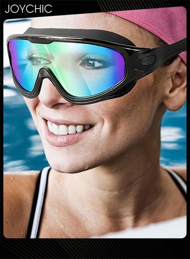 Joychic Adjustable Anti-Fog NO Leaking UV Protection Wide View Lightweight Swimming Goggles for Women Men - Image 2