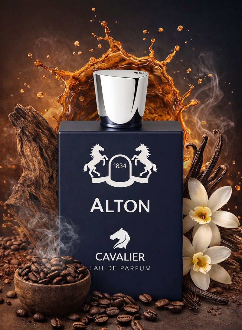Cavalier Perfume Luxury Unisex Perfume The Cavalier Alton Perfume 100ml | Long Lasting Unisex Perfume with Warm Spicy, Coffee & Musky Blend with Almond Touch | Unisex Eau de Parfum - Image 1