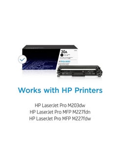 تونر كارتيدج خرطوشة حبر ( حبارة ) - اسود - TONER 30 A متوافقة مع البرينتر HP LaserJet Pro M203,M227  - Image 3