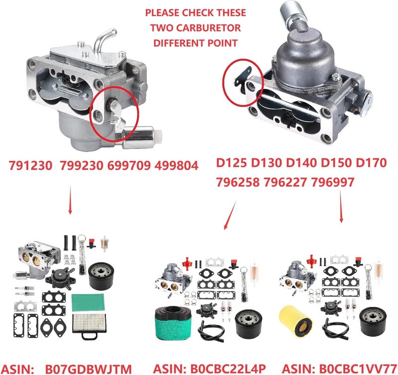 MDAIRC Carburetor for Briggs and Stratton 791230 699709 20hp 21hp 23hp 24hp 25hp Intek V-Twin - Image 5