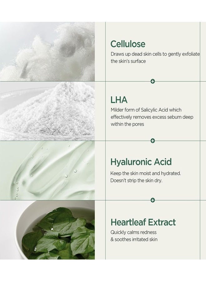 JS Heartleaf LHA Moisture Peeling Gel 120ml, Gentle Cleanser and Exfoliator With LHA, Remove Dead Skin Cells and Smooth Skin Texture, Salicylic Acid Acne Cleanser For Bright and Soft Skin  - Image 3