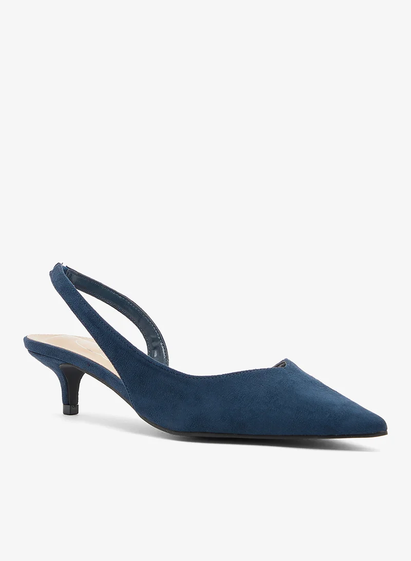 سبوت أون حذاء بكعب منخفض بحزام خلفي