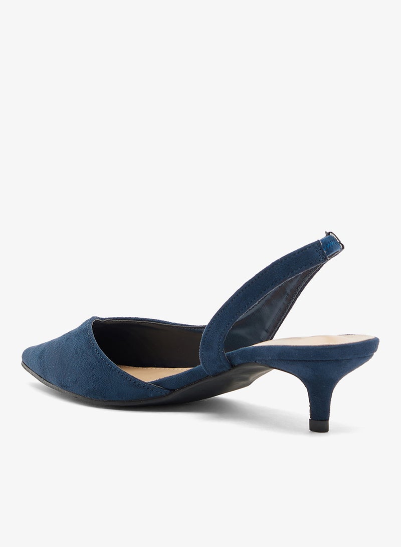 سبوت أون حذاء بكعب منخفض بحزام خلفي - Image 3