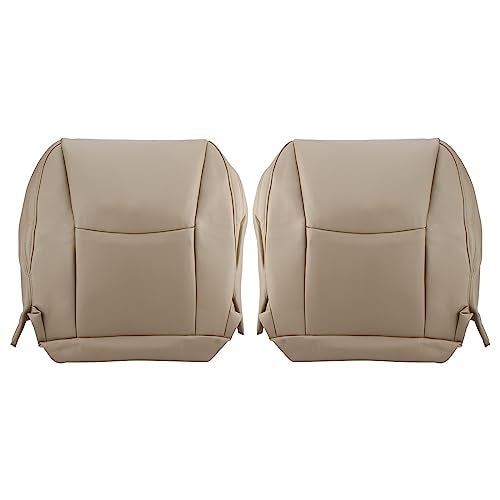 AUTOKAY Seat Covers,Tan Driver & Passenger Bottom Seat Cover Car Seat Covers Front Seats, Car Seat Cover Fits for Lexus GX470 2003-2009 - Image 1