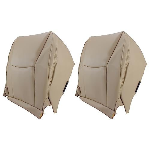 AUTOKAY Seat Covers,Tan Driver & Passenger Bottom Seat Cover Car Seat Covers Front Seats, Car Seat Cover Fits for Lexus GX470 2003-2009 - Image 3