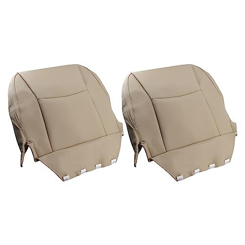 AUTOKAY Seat Covers,Tan Driver & Passenger Bottom Seat Cover Car Seat Covers Front Seats, Car Seat Cover Fits for Lexus GX470 2003-2009 - Image 4