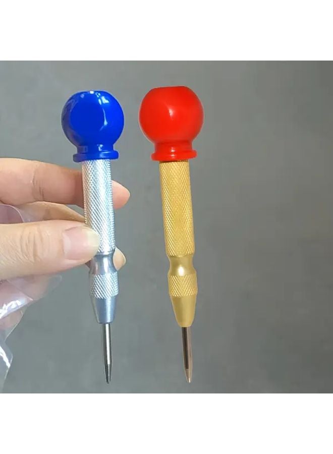 5 Inch Automatic Center Punch Adjustable Tension Tool For Metal Wood Glass Plastic DIY - Image 5