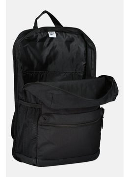 Reebok Men Brand Logo Bagpack, Black/White  - Image 3