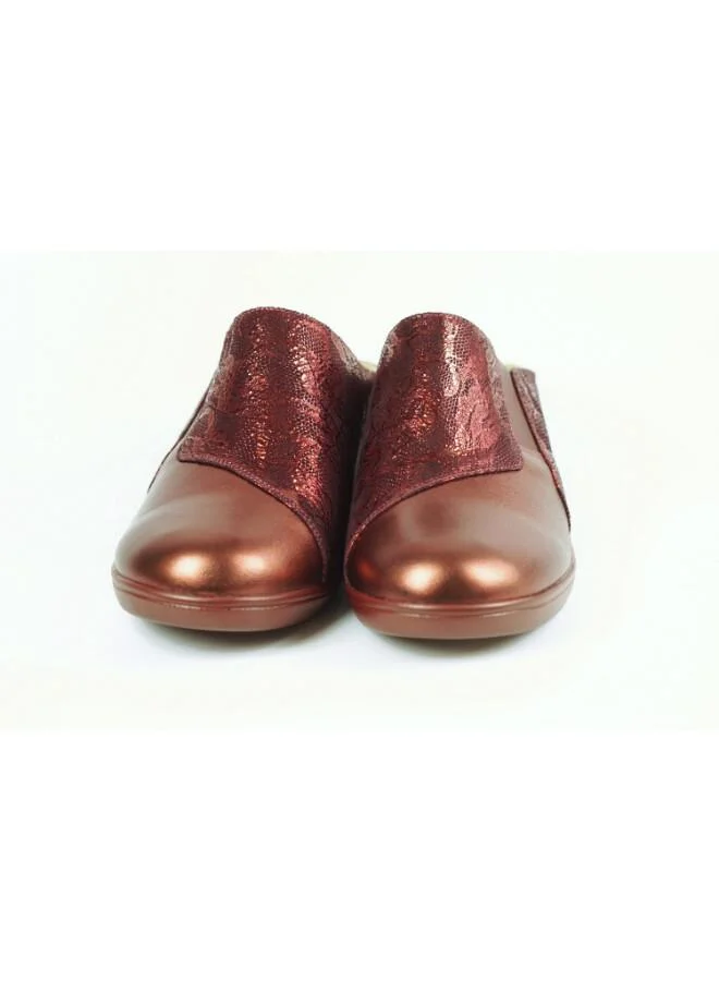 ZAYNA 092-3175 Zayna Ladies Casual Slides 2418-32A Maroon