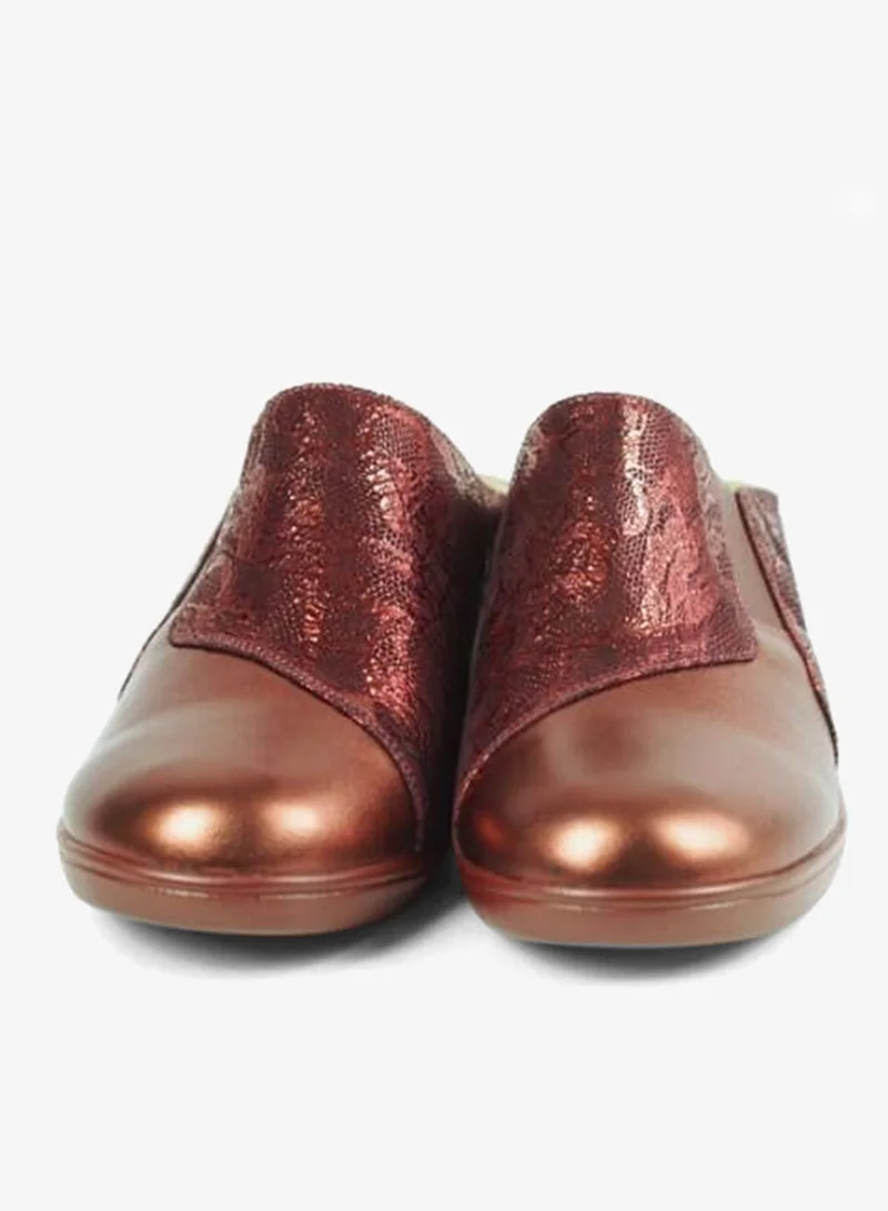 Zayna Maroon 092-3175 Zayna Ladies Casual Slides 2418-32A Maroon for Women | Best Price UAE