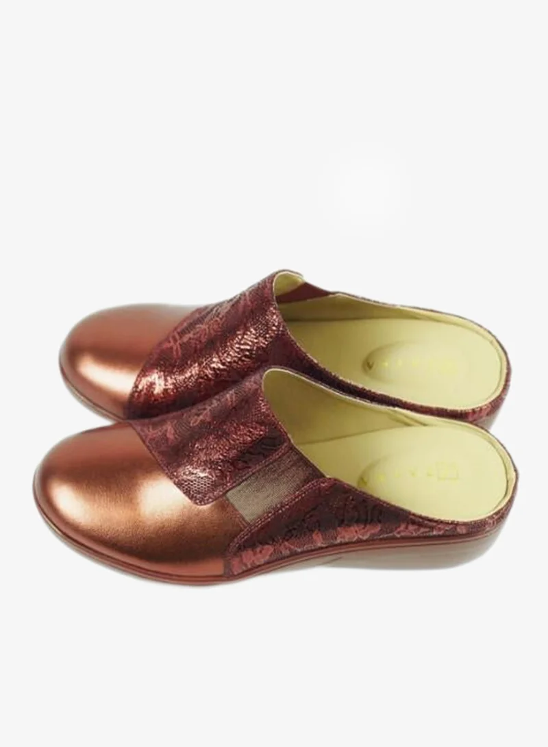 Zayna Maroon 092-3175 Zayna Ladies Casual Slides 2418-32A Maroon for Women | Best Price UAE
