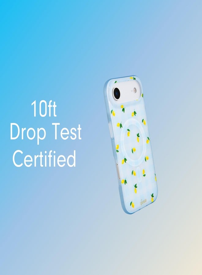 Sonix Case for iPhone 17 Air | Compatible with MagSafe | 10ft Drop Tested | Lemon Gingham - Image 2