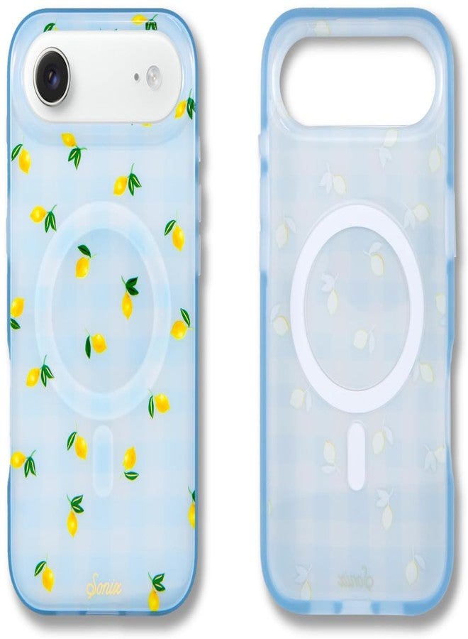 Sonix Case for iPhone 17 Air | Compatible with MagSafe | 10ft Drop Tested | Lemon Gingham - Image 1