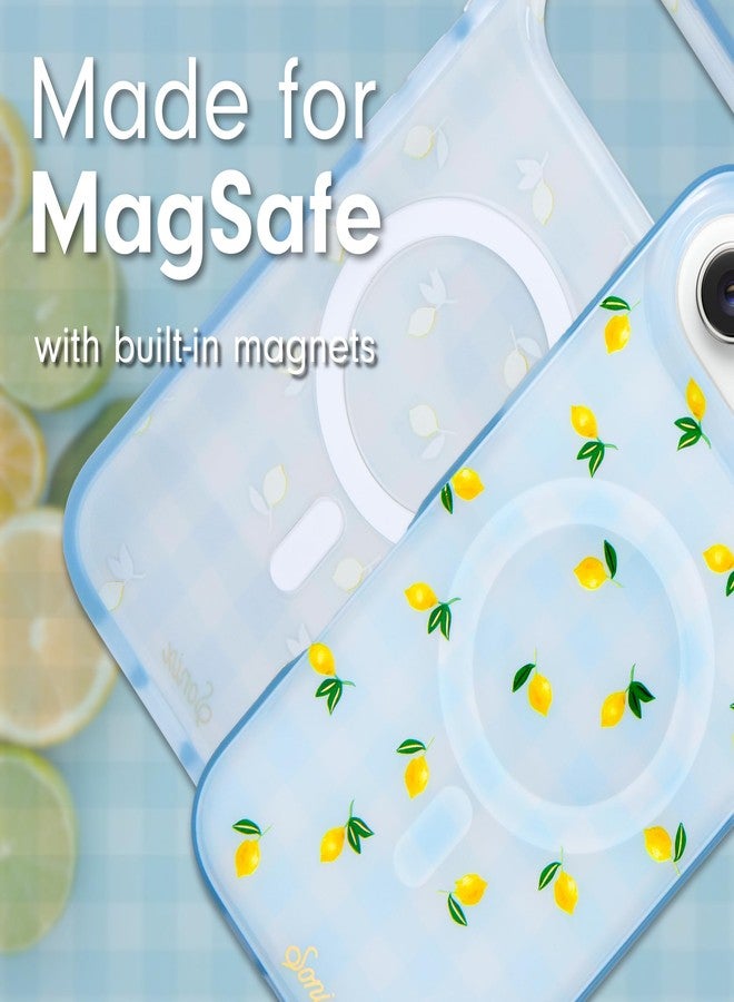 Sonix Case for iPhone 17 Air | Compatible with MagSafe | 10ft Drop Tested | Lemon Gingham - Image 3