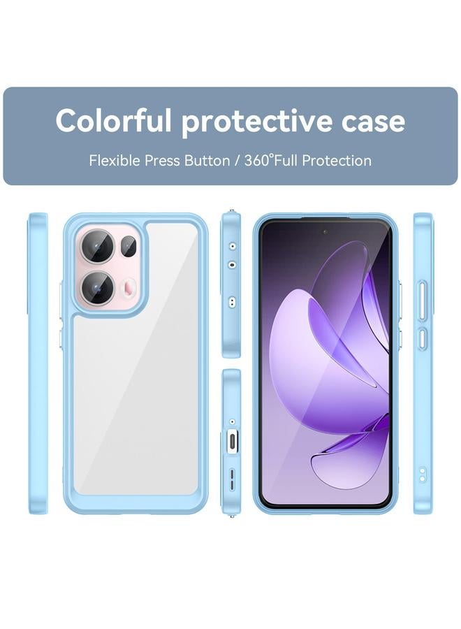 S-TOP Case For OPPO Reno13 Pro Global Colorful Series Acrylic Hybrid TPU Phone Case - Image 2