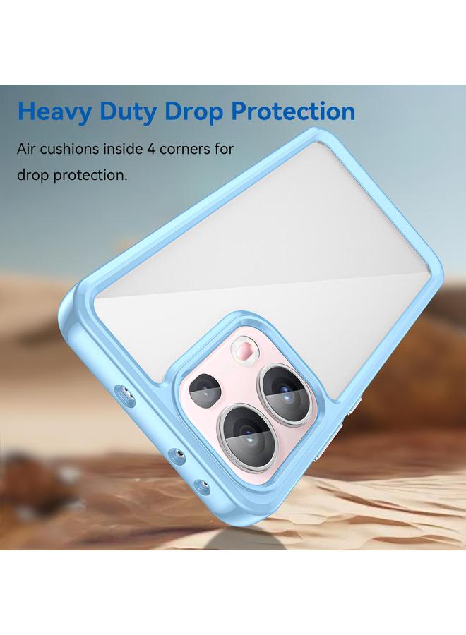 S-TOP Case For OPPO Reno13 Pro Global Colorful Series Acrylic Hybrid TPU Phone Case - Image 3