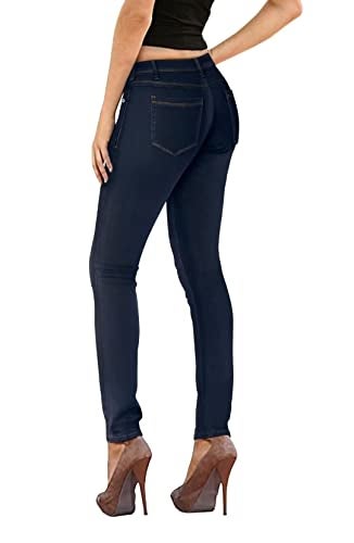 Lexi Women's Super Comfy Stretch Denim Skinny Jeans XPS22880 Indigo 16 - Image 2