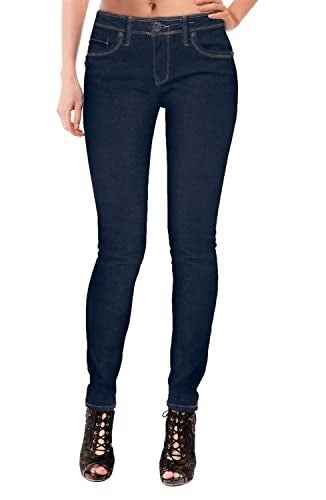 Lexi Women's Super Comfy Stretch Denim Skinny Jeans XPS22880 Indigo 16 - Image 5