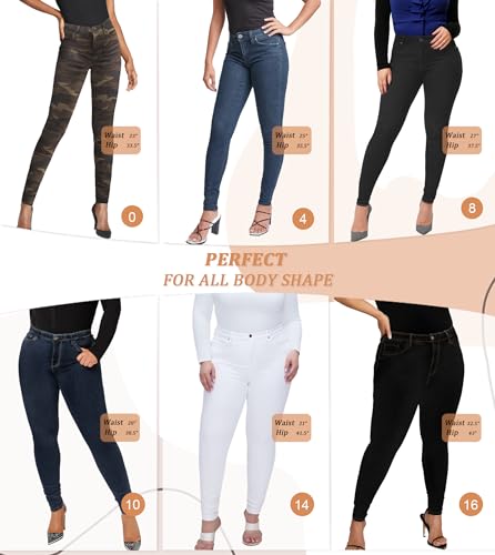 Lexi Women's Super Comfy Stretch Denim Skinny Jeans XPS22880 Indigo 16 - Image 4