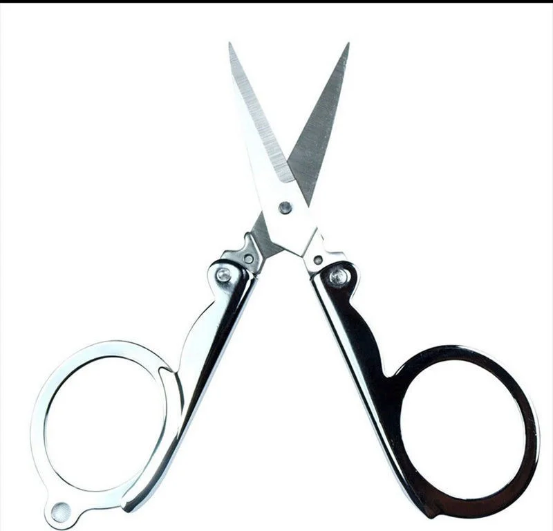 Rennway Scissors Folding Taksun Easy Portable Folding Travel Scissors
