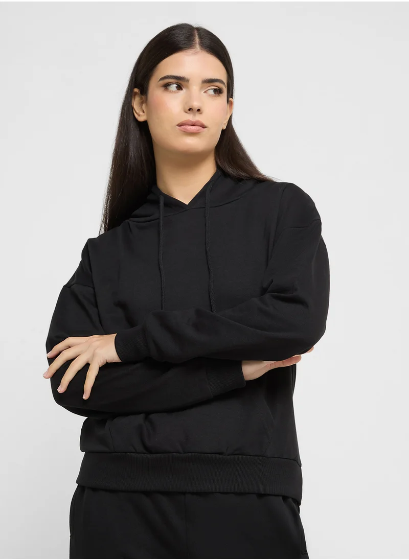 Ginger Basics Oversize Hooded Sweatshirt & Joggers Set