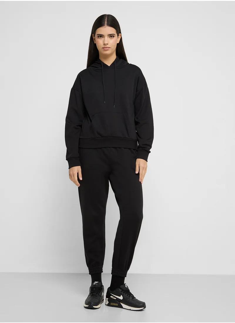 Ginger Basics Oversize Hooded Sweatshirt & Joggers Set