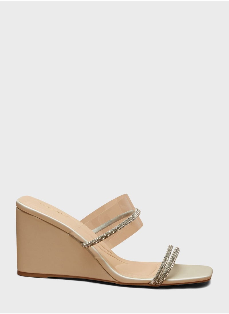 shoexpress - Double Strap Wedge Sandals - Image 1