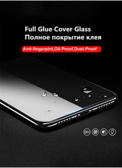 Realfrog 2 Pieces Full Cover Glass Screen Protector For Infinix Smart 9 4G Black/Clear and Screen Protector Accessories  - Image 4