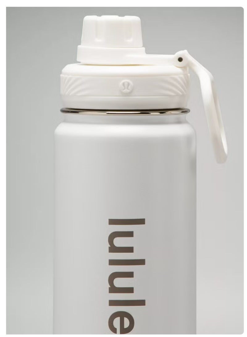 lululemonStainless steel sports vacuum insulated water bottle, suitable for holding water, iced tea, hot tea, etc., with a capacity of 710 milliliters. - Image 2