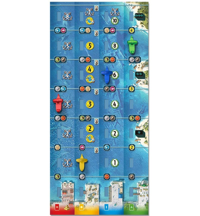 Asmodee 7 Wonders Armada Board Game EXPANSION - Conquer the Seas and Explore Distant Isles, Civilization Strategy Game for Kids and Adults, Ages 10+, 3-7 Players, 40 Min Playtime - Image 3