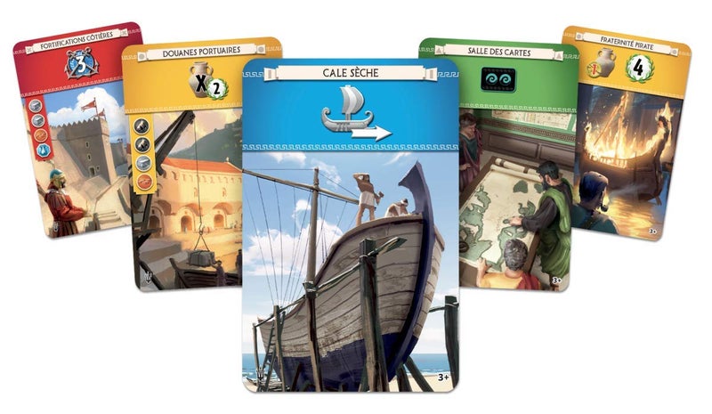 Asmodee 7 Wonders Armada Board Game EXPANSION - Conquer the Seas and Explore Distant Isles, Civilization Strategy Game for Kids and Adults, Ages 10+, 3-7 Players, 40 Min Playtime - Image 2